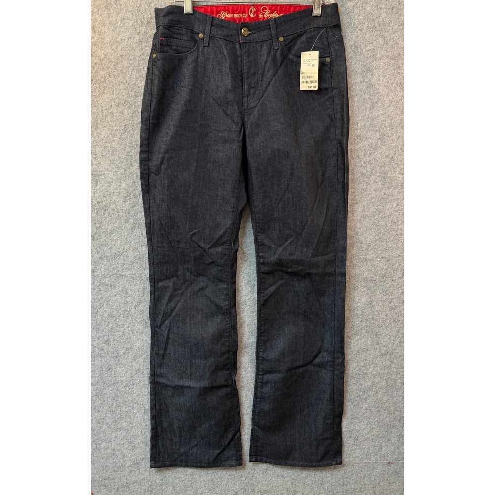 Cookie Johnson Grace Bootcut Jeans Dark Rinse Denim Size 28 87-002C RNS
